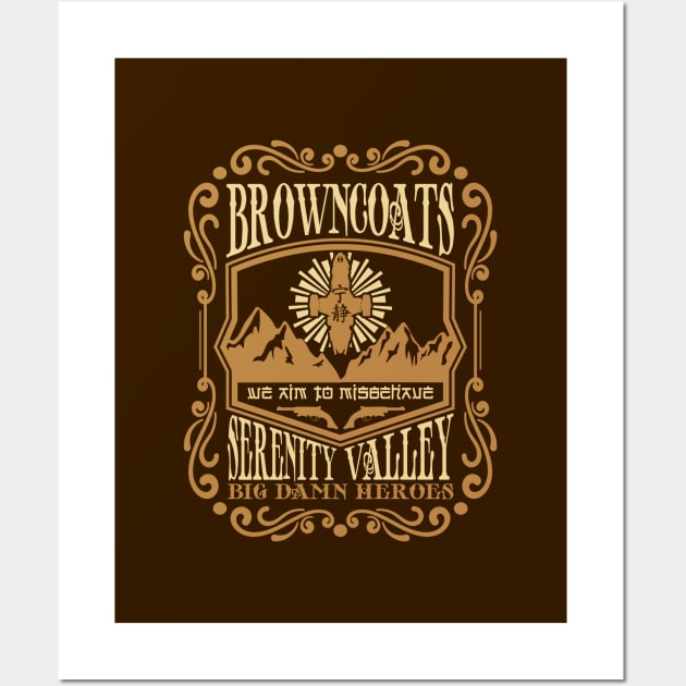 Unofficial Firefly Serenity Browncoats Wall Art by DrPeper